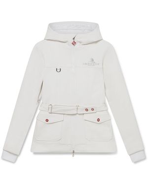 Casablanca Paris Veste De Ski À Capuche - White