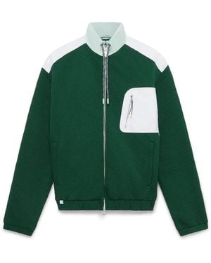 Casablanca Paris Veste En Nylon Jacquard À Monogramme - Green
