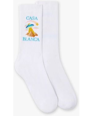 Casablanca Paris Phantasmagoria Socks, By - White