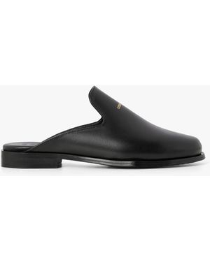Casablanca Paris Leather Loafer Mule, Size By - Black