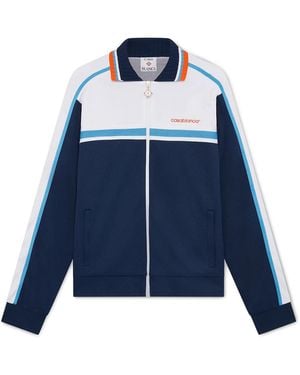 Casablanca Paris Veste De Survêtement En Piqué - Blue