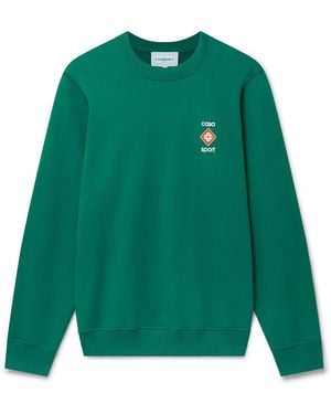 Casablanca Paris Sweat-Shirt Avec Logo 3D Casa Sport - Green