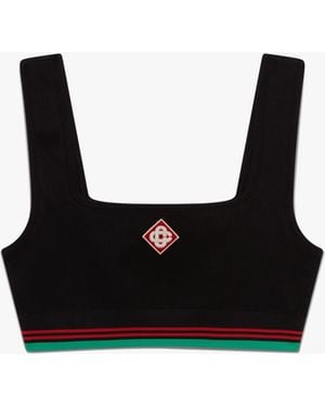 Casablanca Paris Seamless Bralette By - Black
