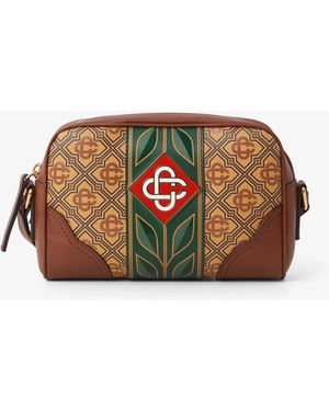 Casablanca Paris Monogram Crossbody Bag By - Multicolour