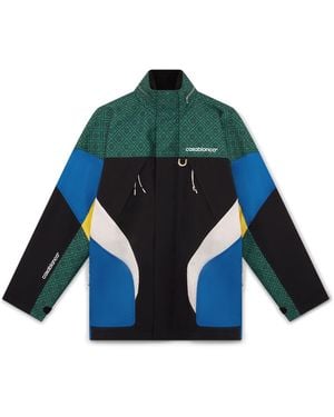 Casablanca Paris Parka En Ripstop Montagne - Blue