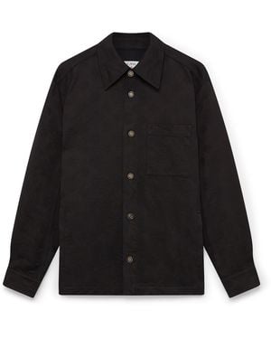 Casablanca Paris Surchemise En Denim À Monogramme - Black