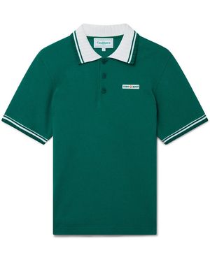 Casablanca Paris Polo En Piqué - Green