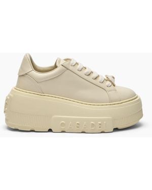 Casadei Nexus Trainer With Pearl - Natural