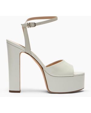 Casadei Patty Platform Dream Lac Sandal - White