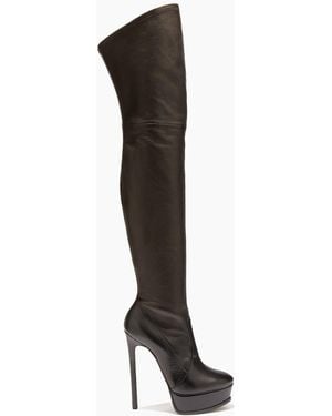 Casadei Flora Over The Knee - Black