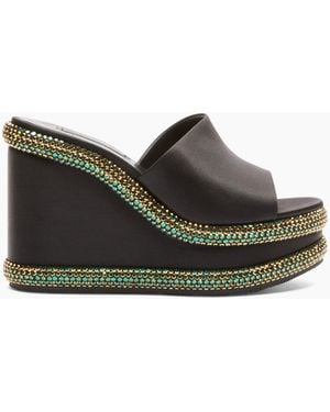 Casadei Olympo Wedges - Nero