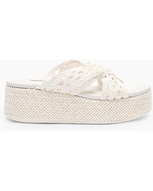 Casadei New Zeppa Damier - White