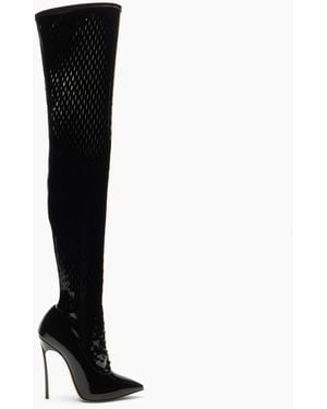 Casadei Ultravox Over The Knee - Black