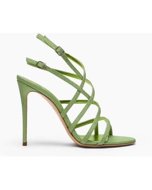 Casadei Solar Eclipse Julia Cage Sandalette - Grün