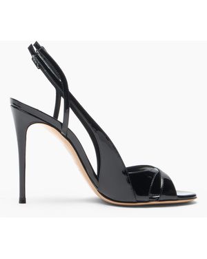 Casadei Julia Samurai Double Belts Sandal - Black