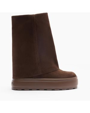 Casadei Double Face Ankle Boot - Brown