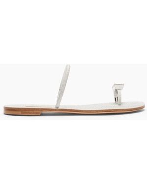 Casadei Soraya Solar Eclipse Flat Sandals - White