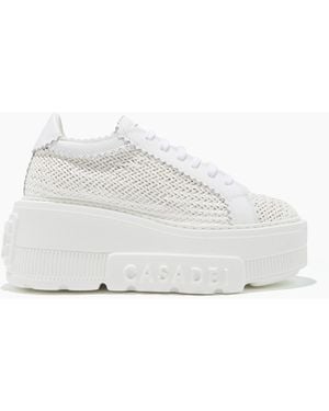 Casadei Hanoi Platform Sneakers - White