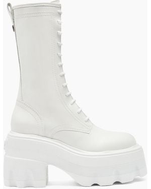 Casadei Lace-Up Boots - White