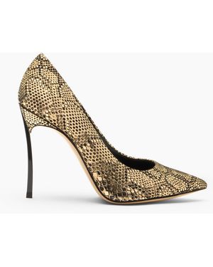 Casadei Blade Goldfinger Pump - Metallic