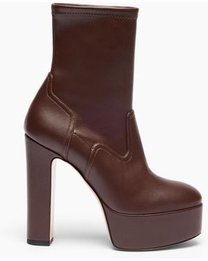 Casadei Patty Ankle Boot - Brown
