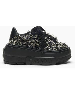 Casadei Sneaker Nexus Buclé - Noir
