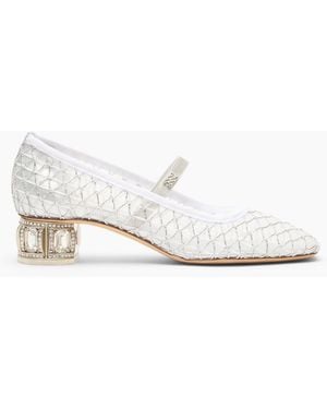 Casadei Belle Epoque Pump - White