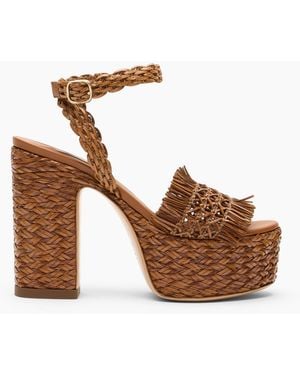 Casadei Madagascar Plateauschuh - Braun