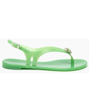 Casadei Jelly Thong Sandal - Green