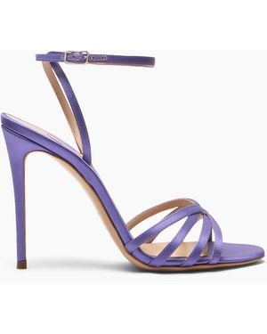 Casadei Julia Satin Sandal - Blue