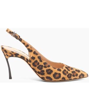 Casadei Malesia Blade Slingbacks - Metallic