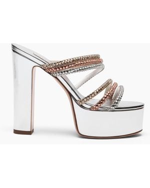 Casadei Patty Platform Andromeda Mule - White