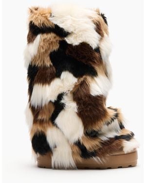 Casadei Double Face Husky Boot - Brown