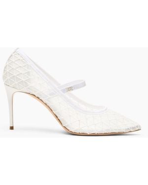 Casadei Julia Sfinos Pump - White