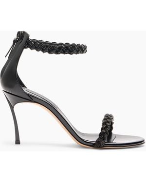 Casadei Starsway Blade Sandals - Black
