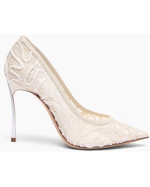 Casadei Chantilly Blade Pump - White