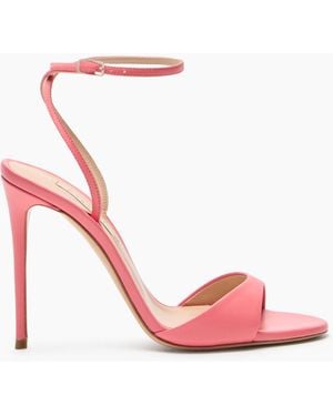 Casadei Julia Leather Sandals - Pink