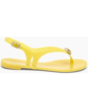Casadei Jelly Thong Sandal - Yellow