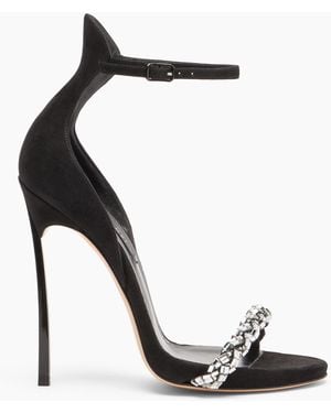 Casadei Starsway Cappa Blade Sandals - Black