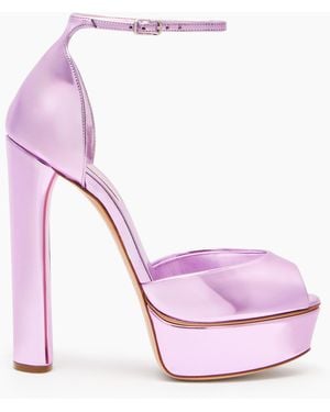 Casadei Flora Intestellar Platform Sandals - Purple
