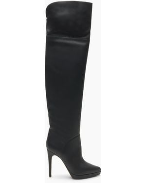 Casadei Micheele Over The Knee - Black
