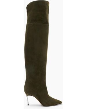 Casadei Blade Nomad Over The Knee - Green
