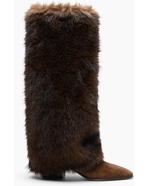Casadei Beat Sub Zero Boot - Brown