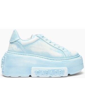 Casadei Nexus Painting Sneaker - Blue