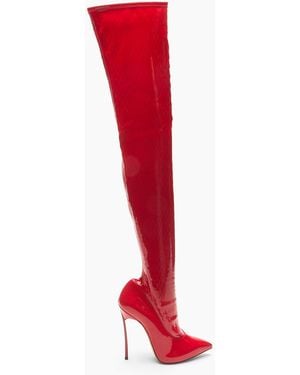 Casadei Ultravox Over The Knee - Red