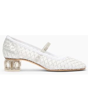 Casadei Belle Epoque Pump - White