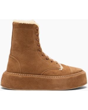 Casadei High Box Sneaker - Brown