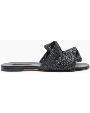 Casadei Hanoi Slide Sandal - Black