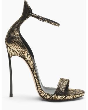 Casadei Cappa Blade Goldfinger Sandal - Metallic