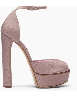 Casadei Flora Platform Solar Eclipse Sandal - Pink